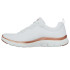 Chaussures Skechers Flex Appeal 4.0-Bril Femme Maille blanche/bordures or rose