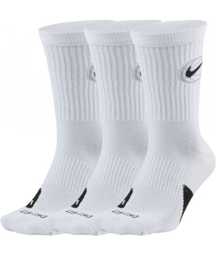 Pack de 3 chaussettes Nike Everyday Crew Blanc