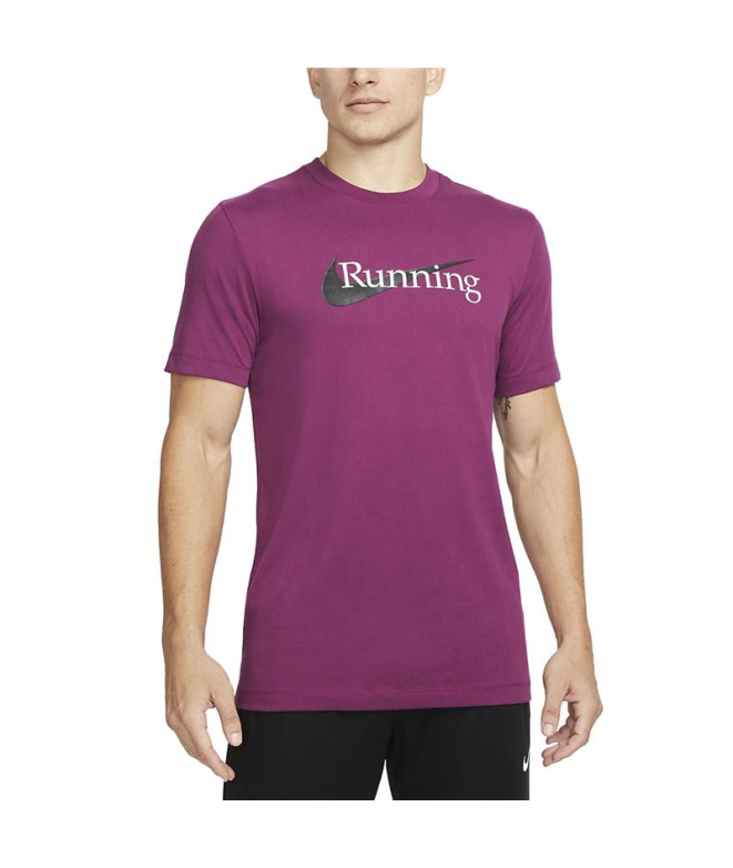 Camiseta Nike Dri-FIT M Roxo