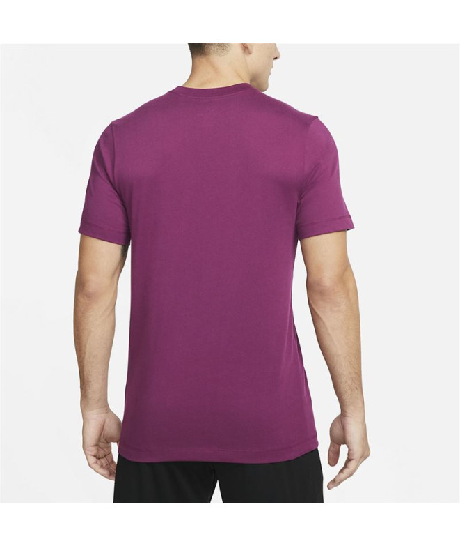 T-shirt Nike Dri-FIT M Pourpre