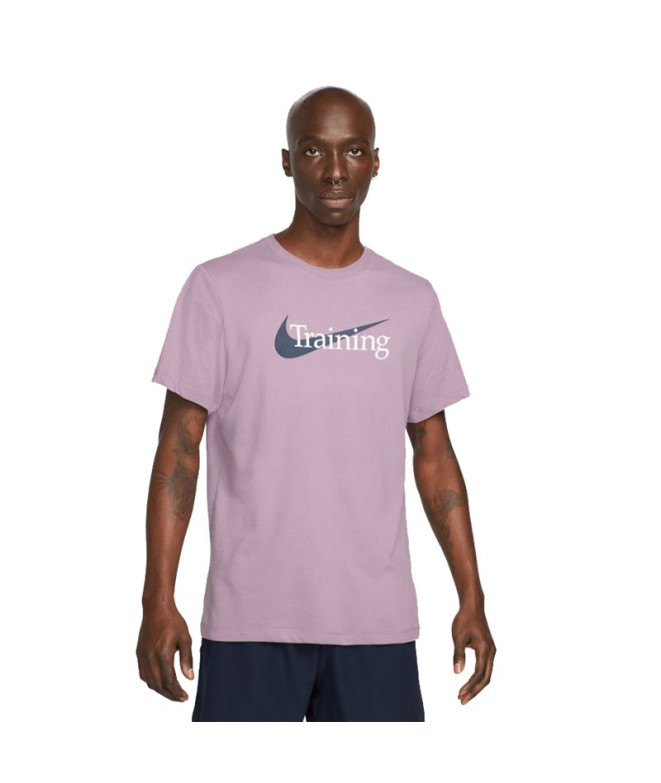 T-shirt Nike Dri-FIT M Pourpre