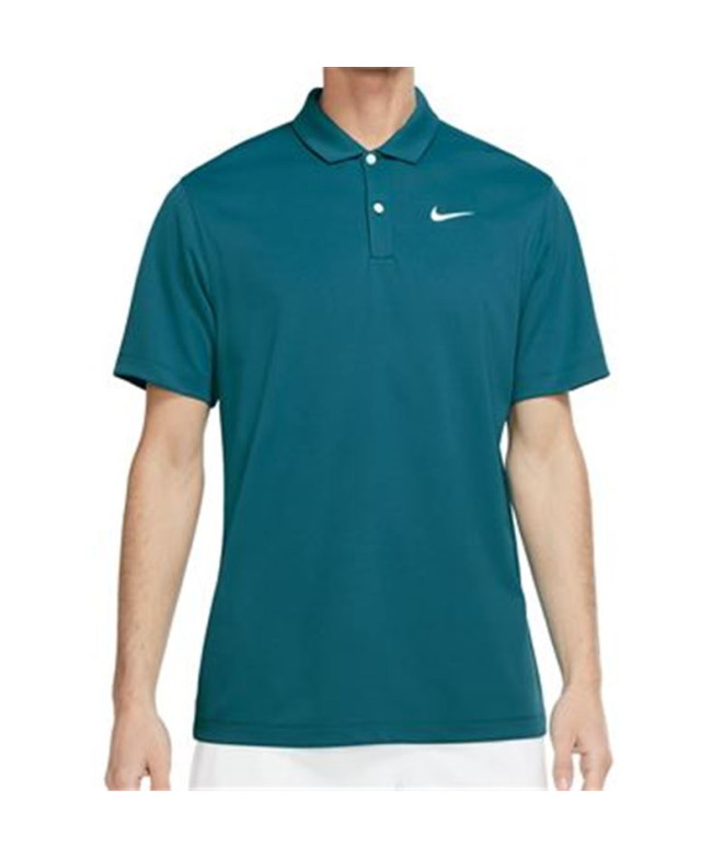 Camisa pólo de ténis verde NikeCourt Dri-FIT M