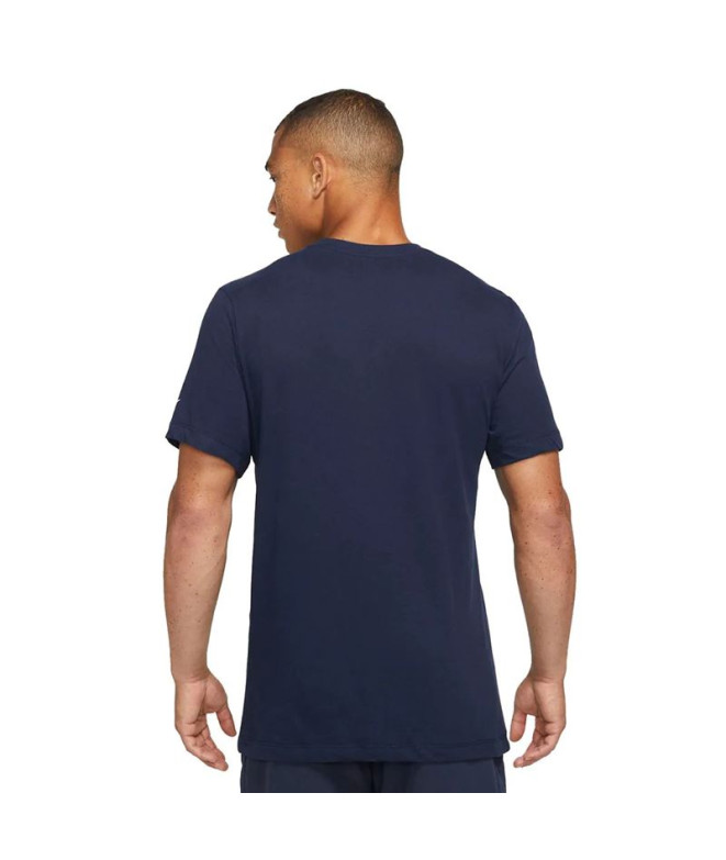 Camiseta tênis de NikeCourt Dri-FIT Rafa M azul