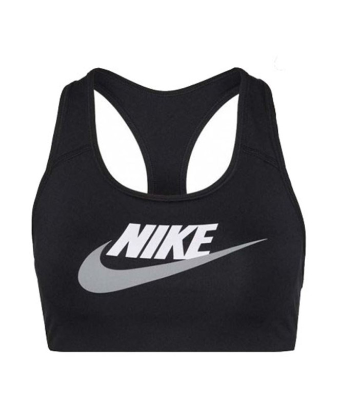 Brassiere de sport Nike Dri-FIT Swoosh Gris