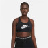 Sutiã esportivo Nike Dri-FIT Swoosh Cinzento