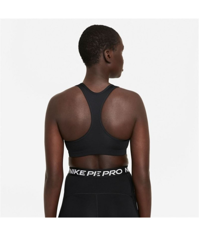 Brassiere de sport Nike Dri-FIT Swoosh Gris