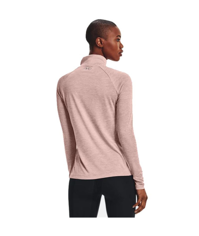 T-shirt Under Armour Tech 1/2 Zip W Pink