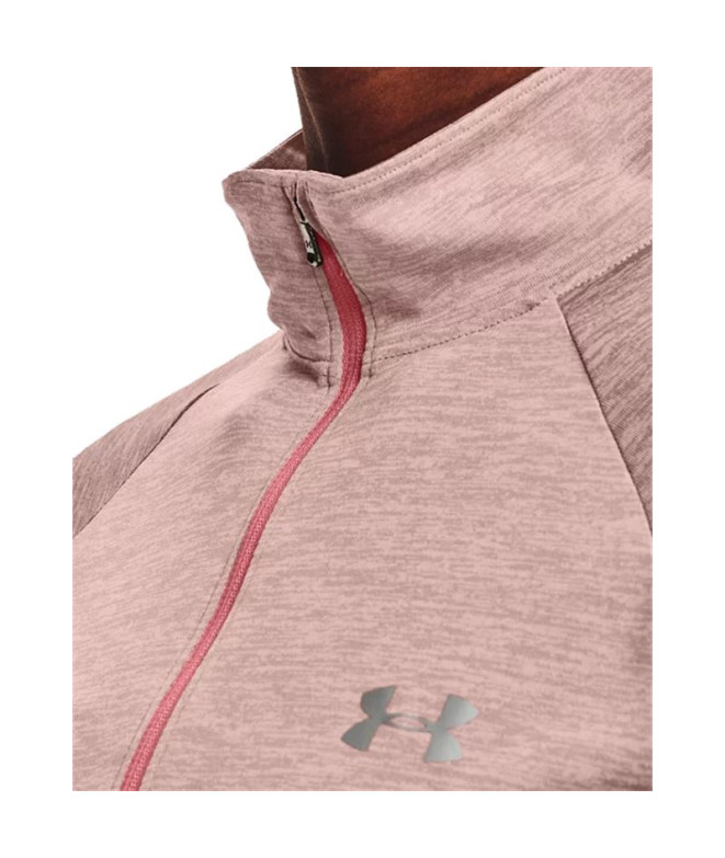 T-shirt Under Armour Tech 1/2 Zip W Pink