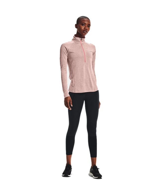 T-shirt Under Armour Tech 1/2 Zip W Pink