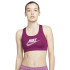 Sujetador deportivo Nike Dri-FIT Swoosh W Sangria
