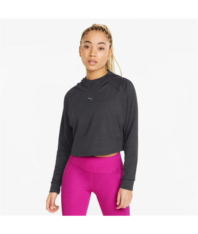 Camisola de treino Puma Flawless Pullover W Preto