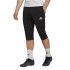 Pantalones de fútbol adidas Entrada 22 3/4 M Black
