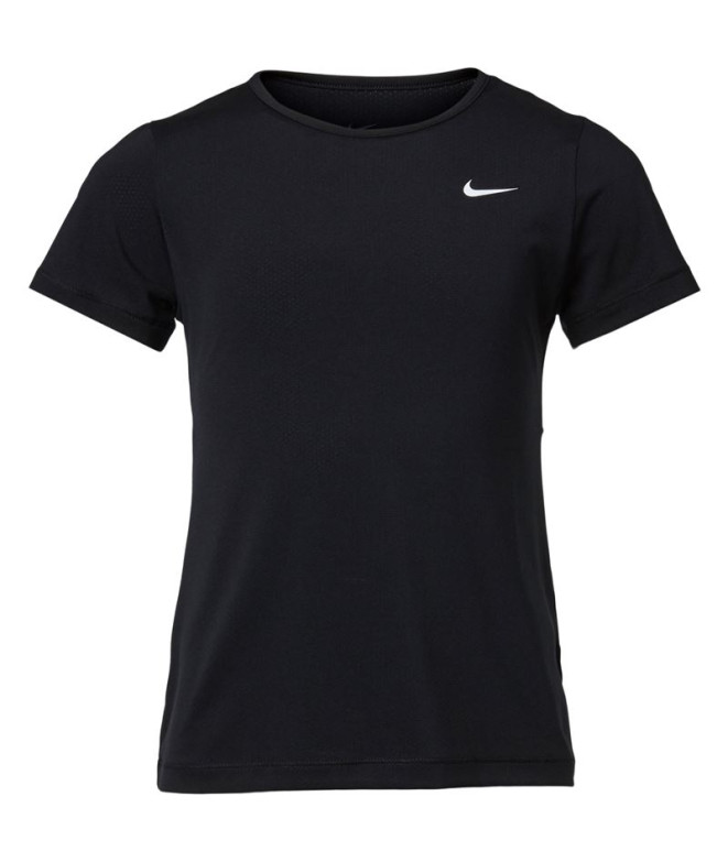 T-shirt Nike Pro Sleeve Girl Noir