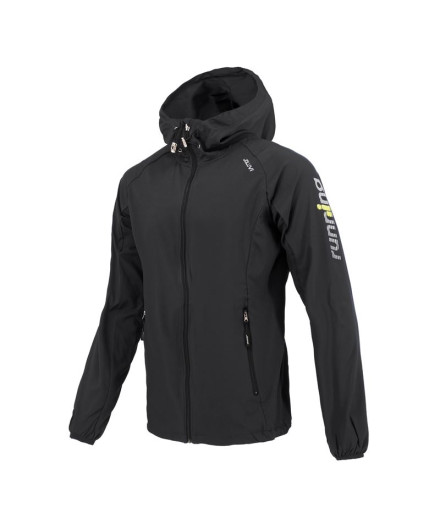 Cortavientos de running Joluvi Meta Hood M Negro Antracita