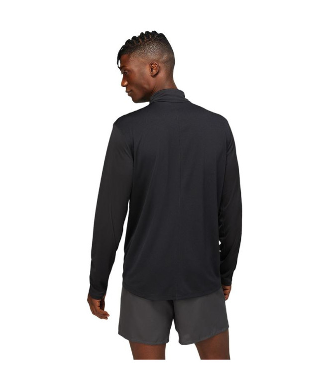 Camiseta ASICS Core 1/2 Zip M Preto