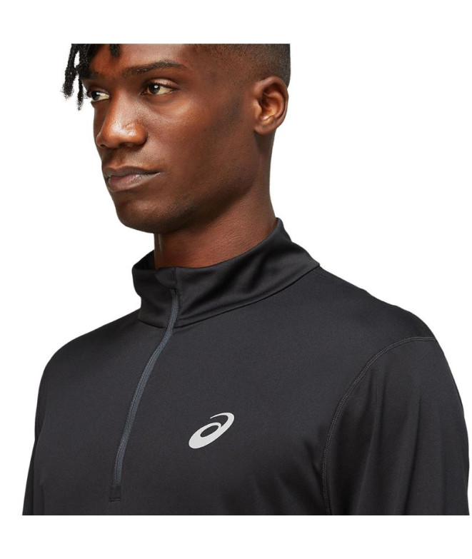 Camiseta ASICS Core 1/2 Zip M Preto