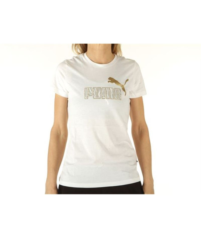 Camiseta Puma Graphic Tee W White