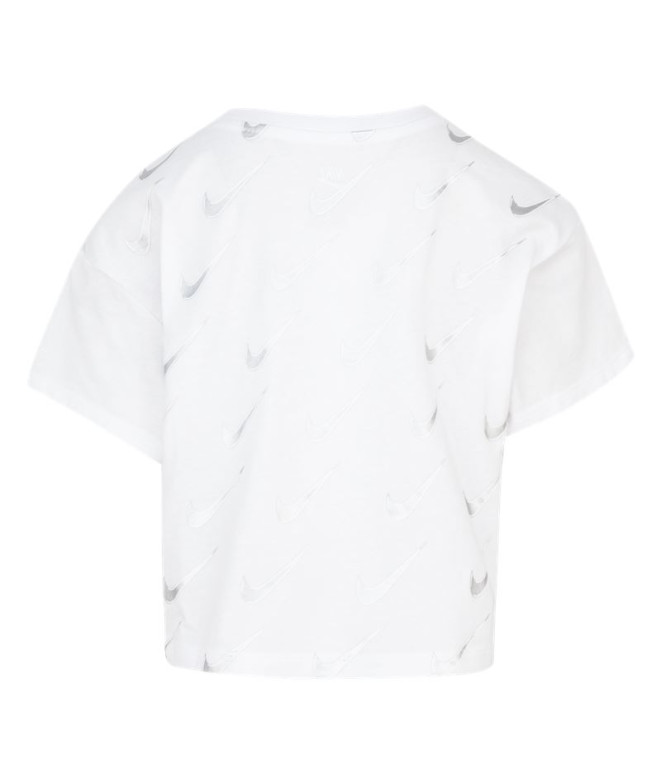 T-shirt Nike Kids Sb Icon Girls Blanc T-shirt...