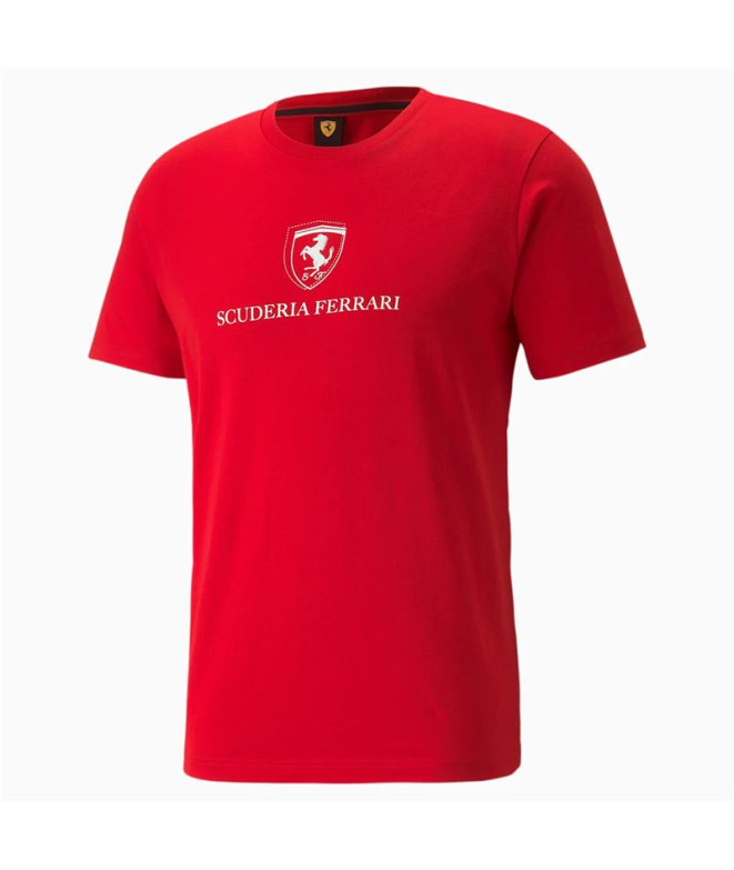 T-shirt Ferrari Race Graphic M Rouge