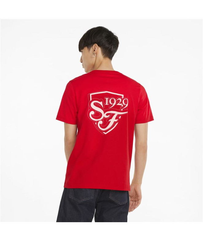 T-shirt Ferrari Race Graphic M Vermelho