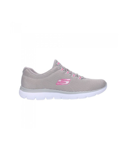 Chaussures Skechers Summits-Quick Lapse Femme Gray Mesh/...