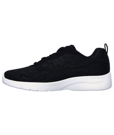 Chaussures Skechers Floral Mesh Lace Up W Black 2