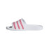 Chinelos adidas Adilette Azul Branco Mulher