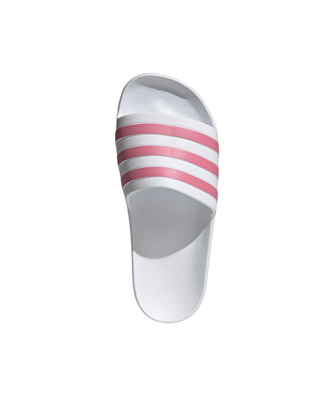Chinelos adidas Adilette Azul Branco Mulher