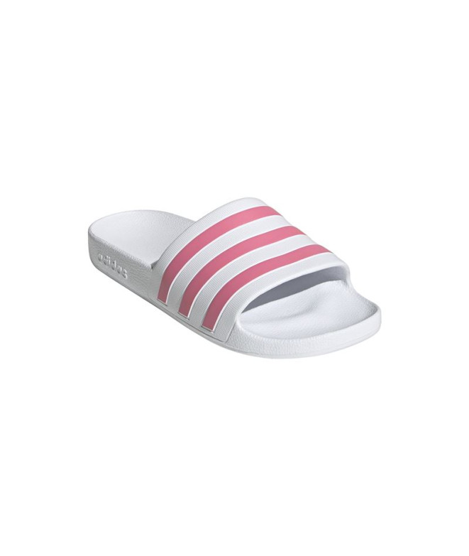 Chinelos adidas Adilette Azul Branco Mulher