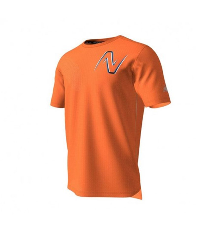 Camiseta de running New Balance GR Impact Run M Orange