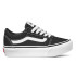 Sapatilhas Vans Ward Plataforma Meninas Preto