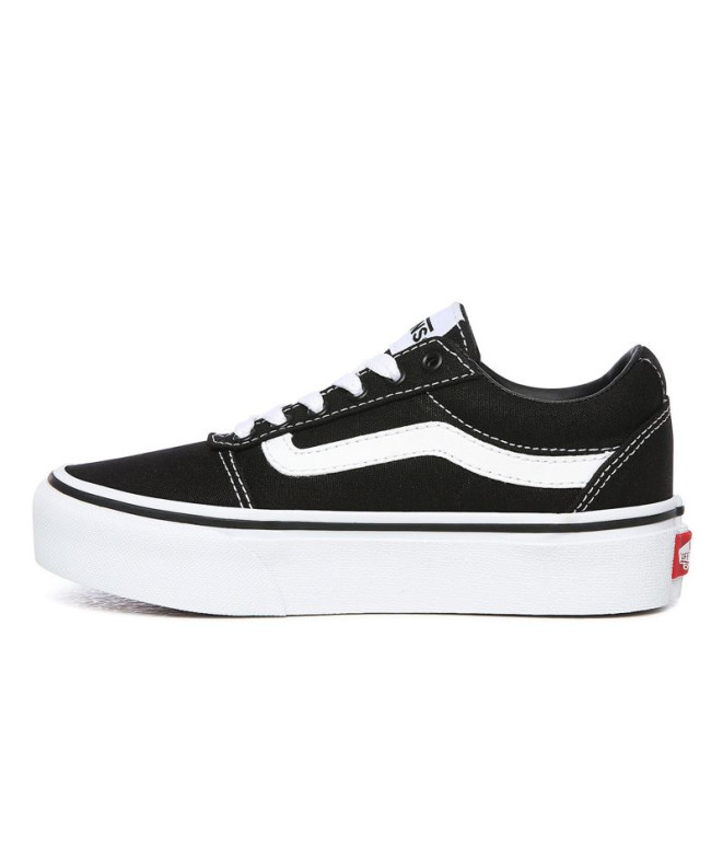 Sapatilhas Vans Ward Plataforma Meninas Preto