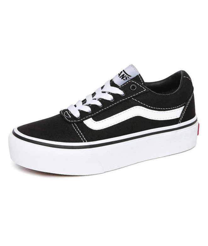 Chaussures Vans Ward Plateforme Filles Noir