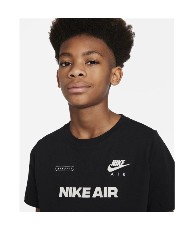 T-shirt Nike Air Boys Noir