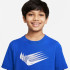 T-shirt Nike Sportswear Kids Azul