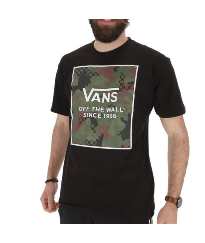 Camiseta Vans MN Camo Check Boxe-B M Black