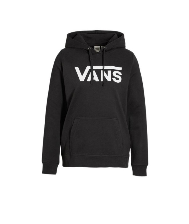 Sweatshirt Vans WM Drop v Logo Hoo-B W Black