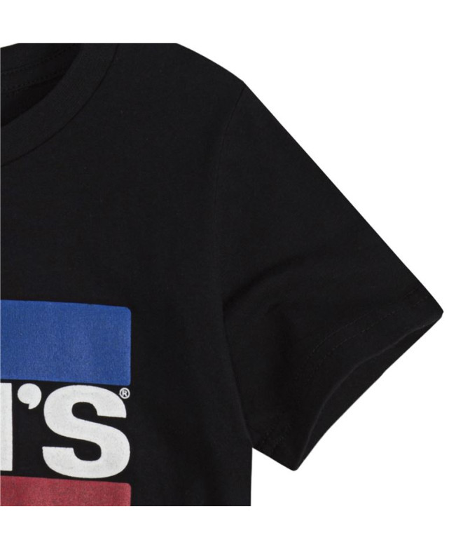 T-Shirt Levi's Logo Jr Preta