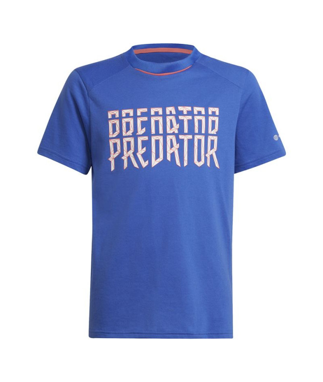T-shirt adidas Predator Bleu K