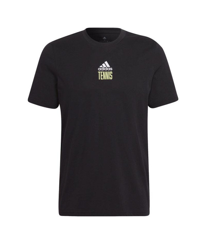 Camiseta de tenis adidas Aeroready Paris Graphic Black M