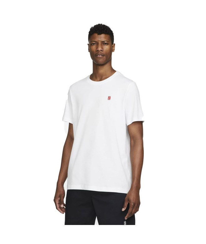 T-shirt NikeCourt Blanc M