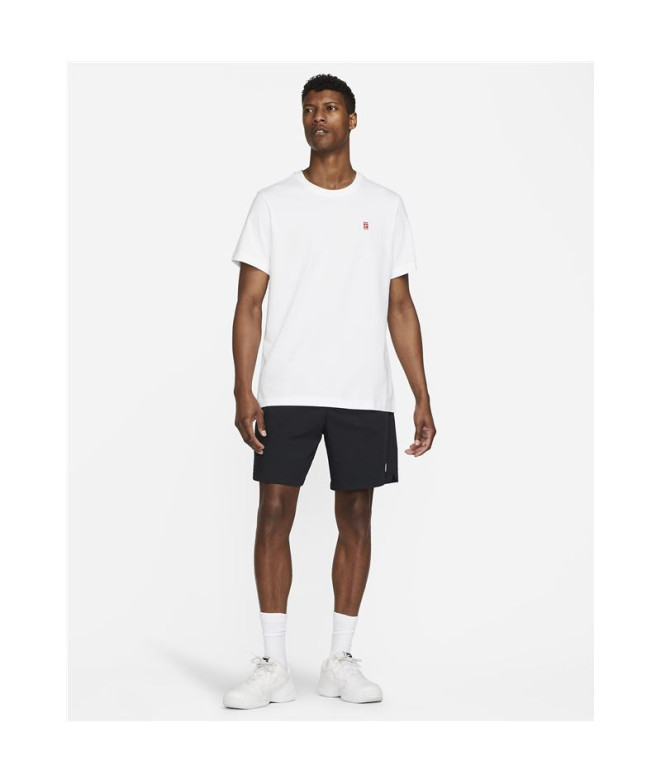 T-shirt NikeCourt Blanc M