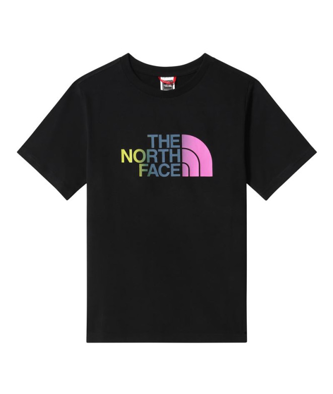 T-shirt The North Face Easy Girl Preto Multicolorido