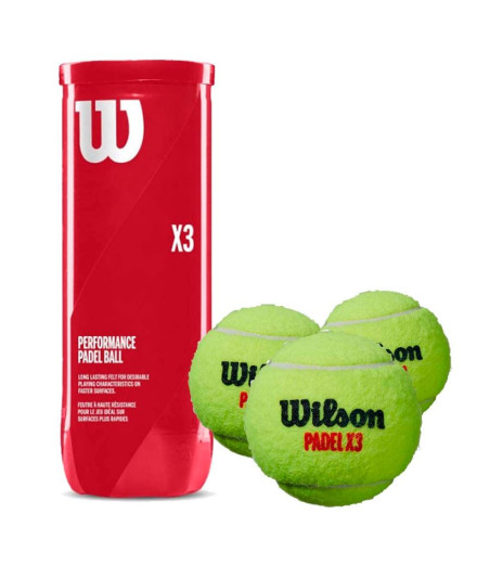 Bolas Wilson Padel X3
