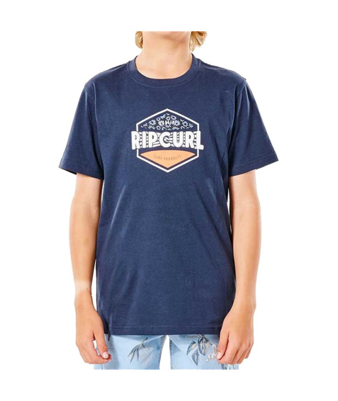 T-shirt Rip Curl T-shirt de enchimento Menino Azul