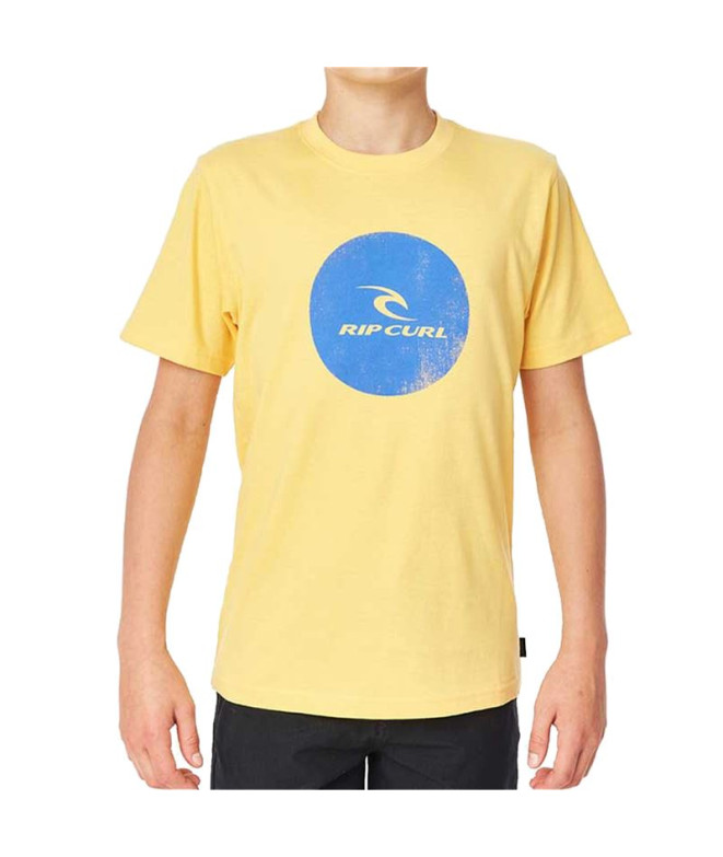 Camiseta Rip Curl Corp Icon Boys Yellow