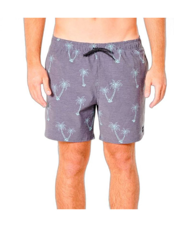 Fato de banho by natação Rip Curl Party Pack Volley M Violet print