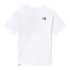 Camiseta The North Face Easy Girl Branco Rosa
