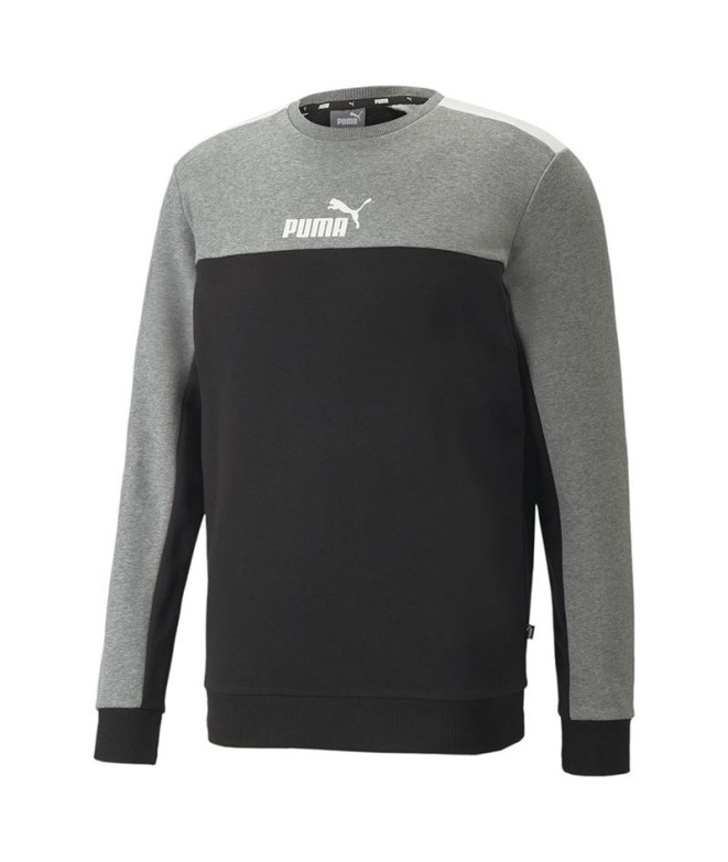 Puma ESS+ Block Crew Sweatshirt M Black