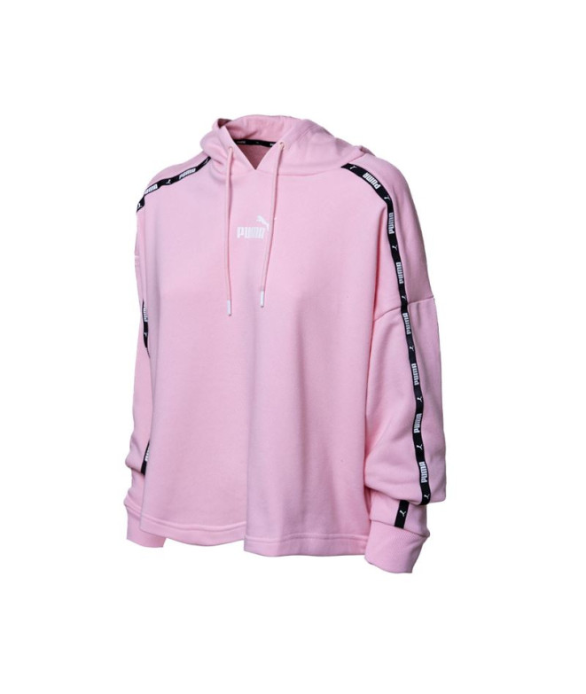 Sweatshirt Puma Power Tape Cropped Hoodie W Pink